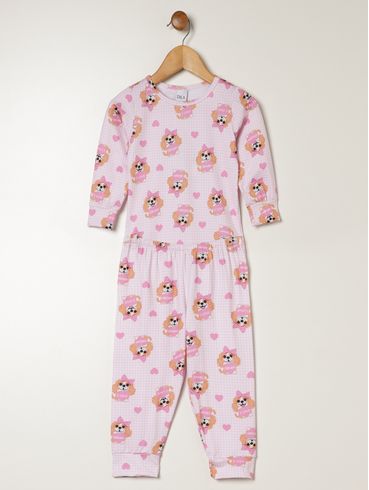 Pijama Térmico Infantil Para Bebê - ROSA