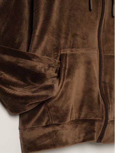 Conjunto Plush Longo Plus Size Feminino CAFE