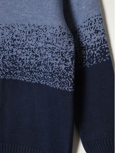 Blusão Tricot Infantil Para Menino - MARINHO/AZUL