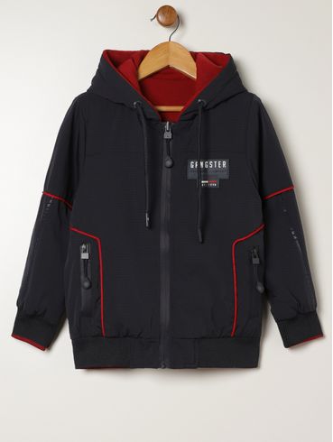 Casaco Parka Infantil Para Menino - MARINHO