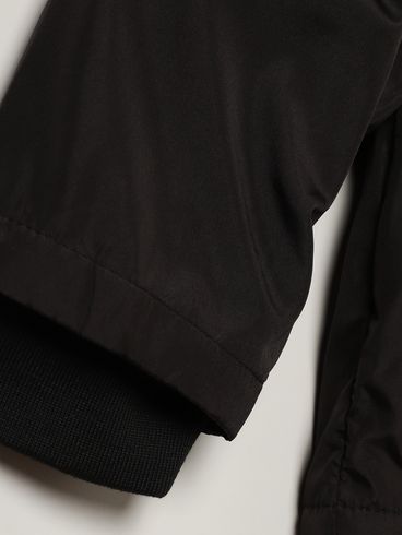 Casaco Parka Com Capuz Plus Size Feminino PRETO