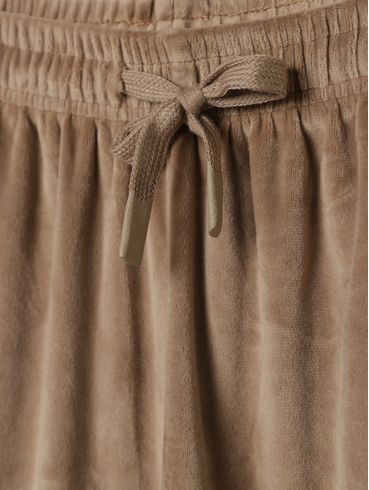 Conjunto Plush Longo Plus Size Feminino BEGE