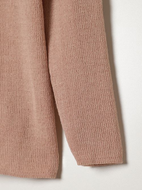 Blusão Tricot Infantil Para Menina - BEGE