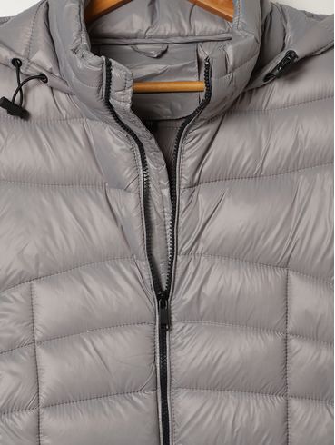 Casaco Puffer Plus Size Feminina CINZA