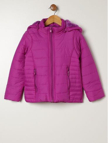 Casaco Parka Infantil Para Menina - LILAS