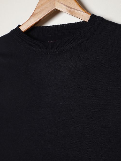 Blusão Tricot Juvenil Para Menina - MARINHO