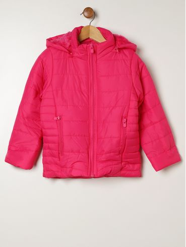 Jaqueta Metelassê Infantil Para Menina - PINK