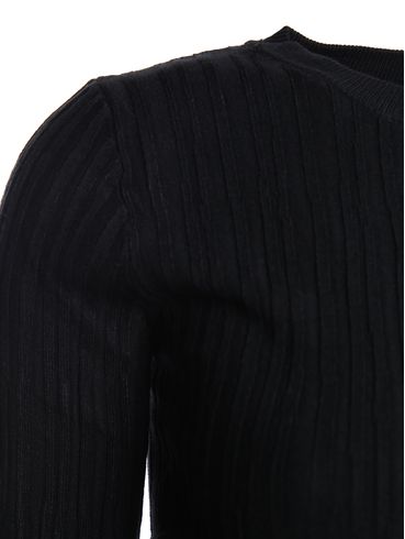 Blusa Tricot Manga Longa Feminina PRETO