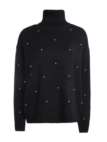 Blusão Tricot Gola Alta Feminino PRETO