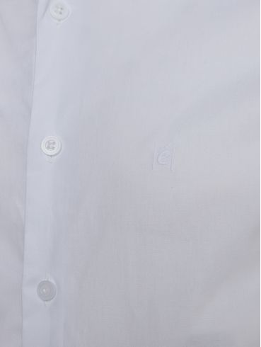 Camisa Slim Manga Longa Eletrón Masculina BRANCO
