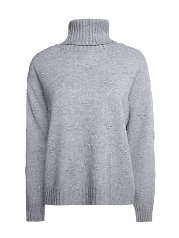 Blusão Tricot Gola Alta Feminino CINZA CLARO