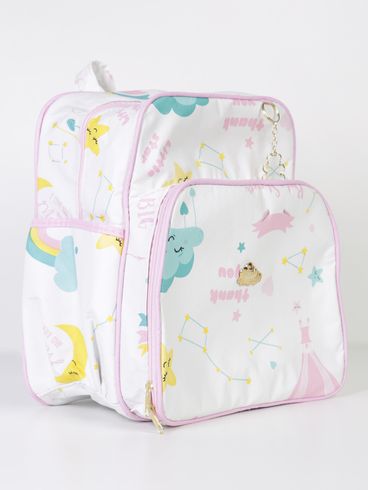 Mochila Maternidade Estampada ROSA