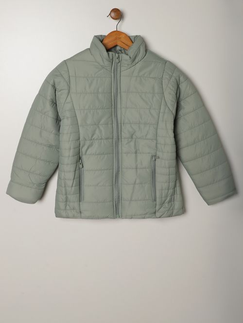 Casaco Nylon Juvenil Para Menina - VERDE