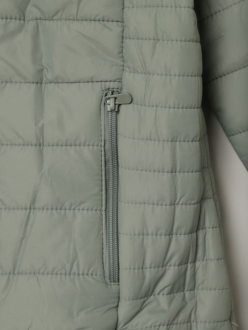 Casaco Nylon Juvenil Para Menina - VERDE