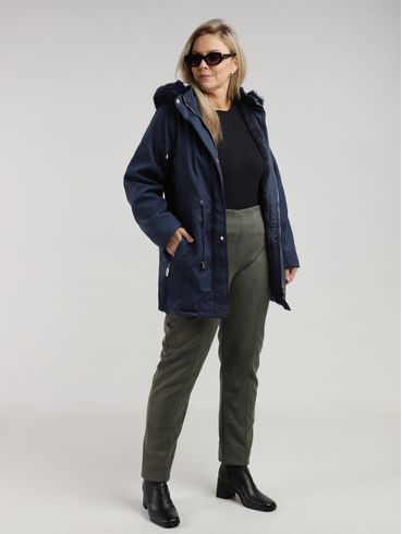 Casaco Parka Plus Size Feminino MARINHO