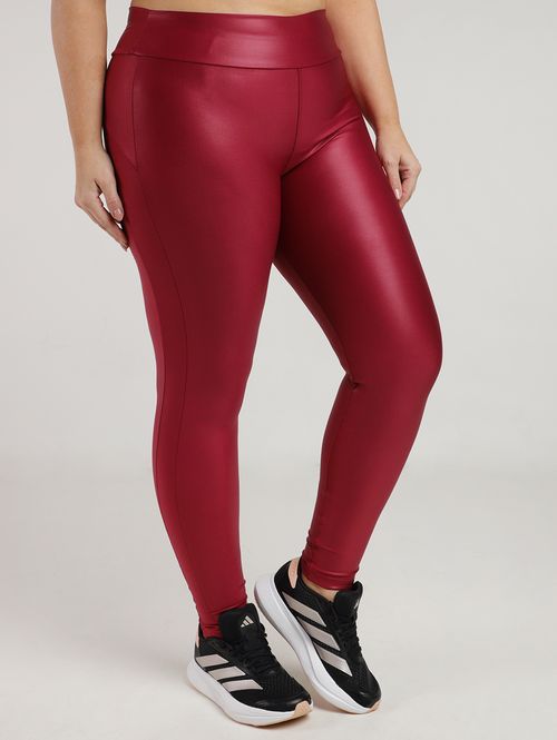 Calça Legging Cirrê Vels Plus Size Feminina BORDO