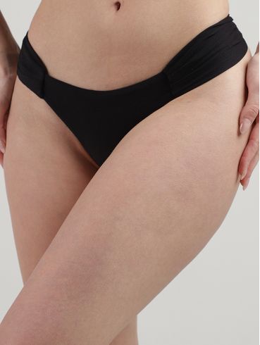 Biquíni Calcinha Bombom Slim Dupla Face Feminino PRETO/MULTICOLORIDO