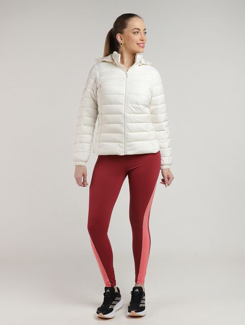 Calça Legging Fitness Com Recortes Vels Feminina BORDO