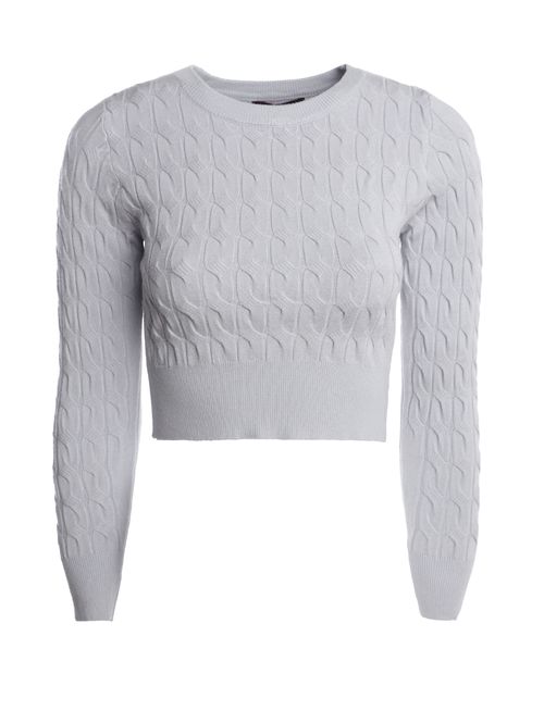 Blusa Tricot Cropped Feminina MESCLA