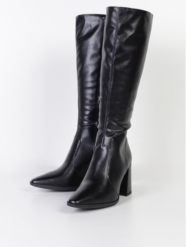 Bota Bico Fino Salto Bloco Dakota Feminino PRETO