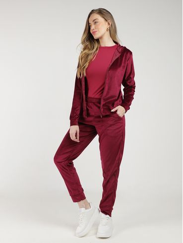 Jaqueta Plush Feminina BORDO