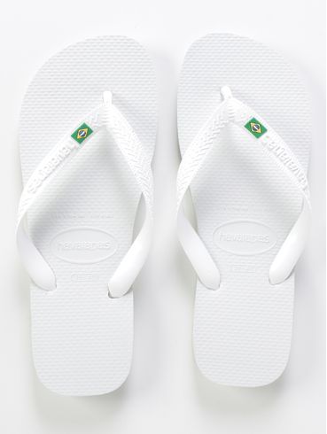 Chinelo Havaianas Brasil Masculino BRANCO
