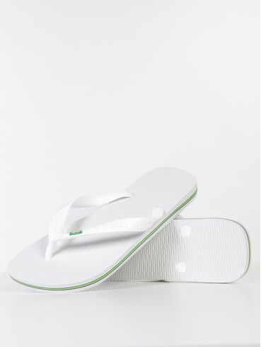 Chinelo Havaianas Brasil Masculino BRANCO