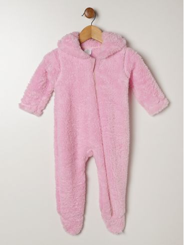 Macacão Infantil Para Menina - ROSA