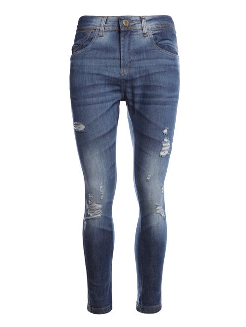 Calça Jeans Skinny Masculina AZUL
