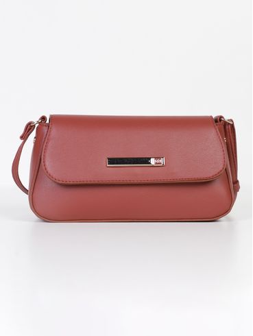 Bolsa Transversal Retangular Rafitthy Feminina CARAMELO