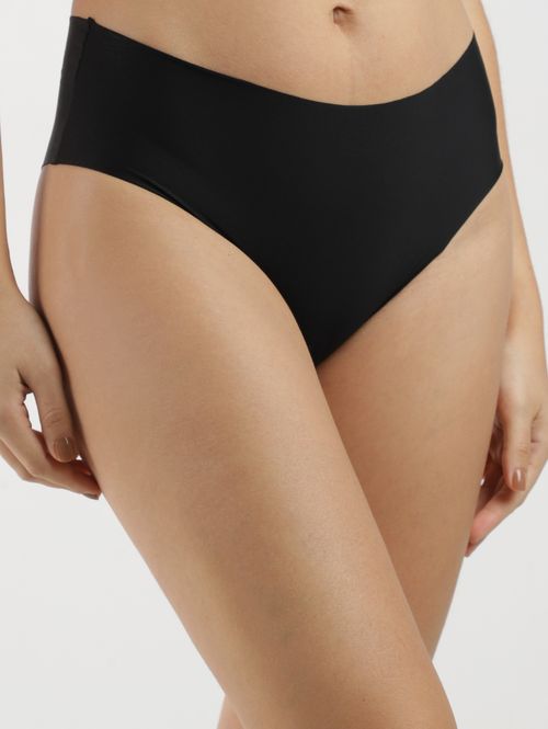 Kit Com 02 Calcinhas Sem Costura Feminina PRETO/ROSE