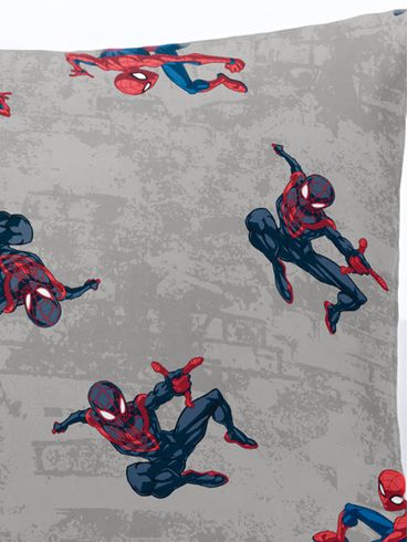 Travesseiro Spider Man Hedrons CINZA