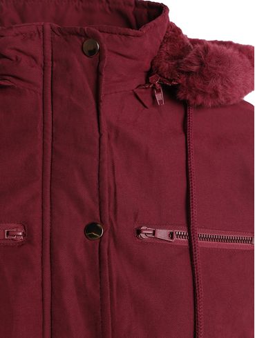 Casaco Parka Feminino BORDO
