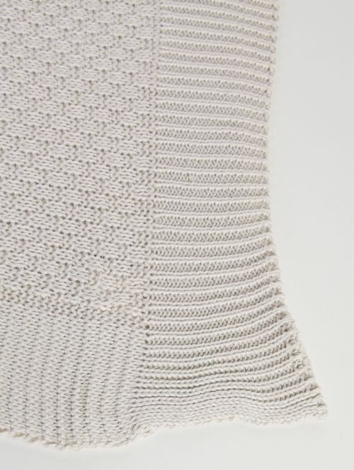 Manta Para Sofá Tricot Classic OFF WHITE