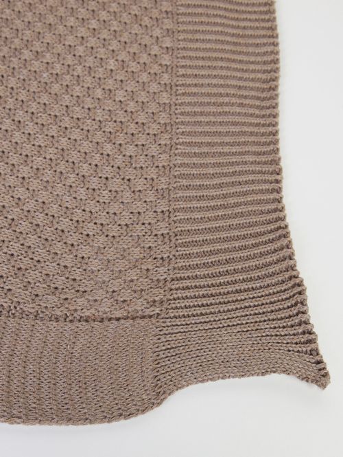 Manta Para Sofá Tricot Classic BEGE