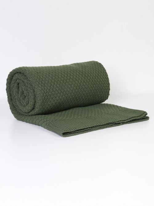 Manta Para Sofá Tricot Classic VERDE