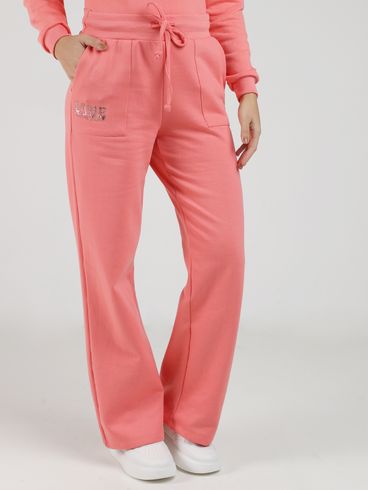 Calça Moletom Reta Autentique Feminina ROSA
