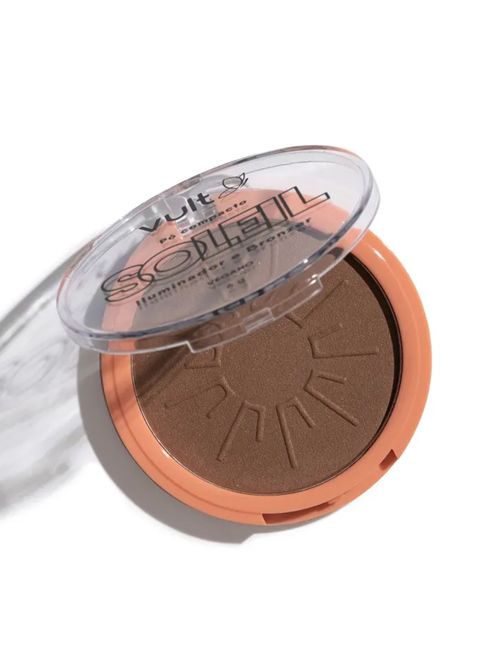 Pó Compacto Iluminador e Bronzer Soleil 6g Vult UNICO