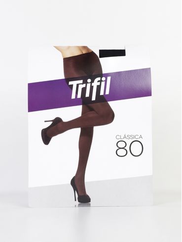 Meia Calça Fio 80 Opaca Trifil Feminina PRETO