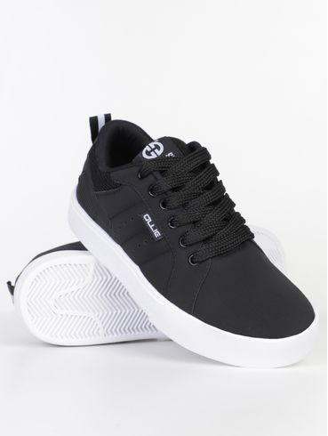 Tênis Cyclone 400 Street Juvenil Para Menino - PRETO/BRANCO