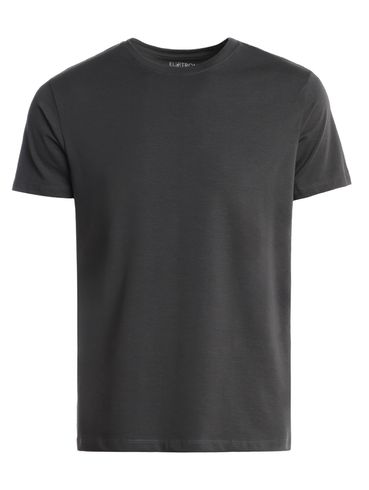 Camiseta Básica Algodão Peruano Elétron Masculina CHUMBO