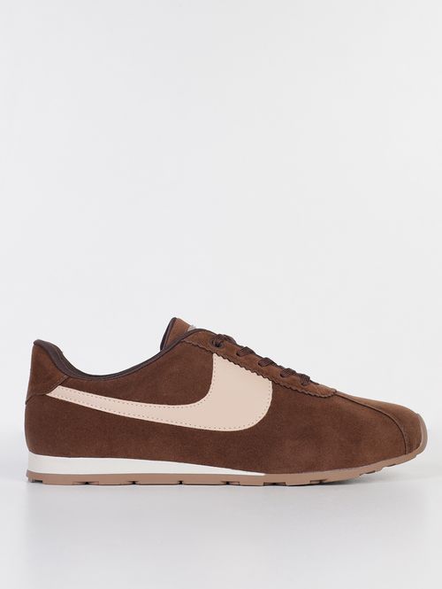 Tênis Casual Camurça Quiz Feminino MARROM
