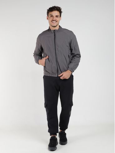 Calça  Moletom Cargo Masculina PRETO