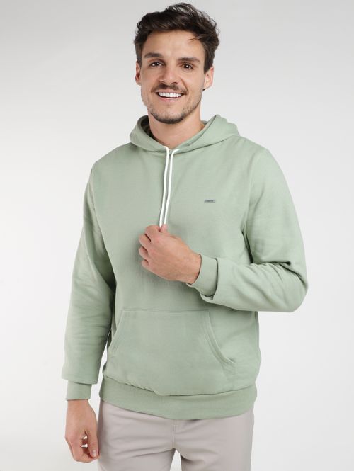 Moletom com Capuz Masculino VERDE CLARO