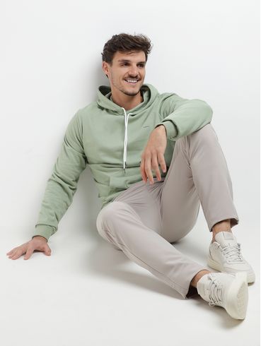 Moletom com Capuz Masculino VERDE CLARO