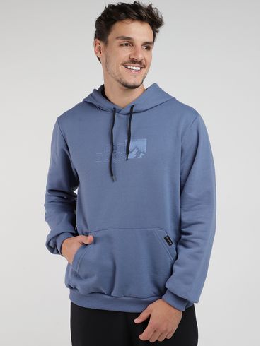Moletom Com Capuz Masculino AZUL