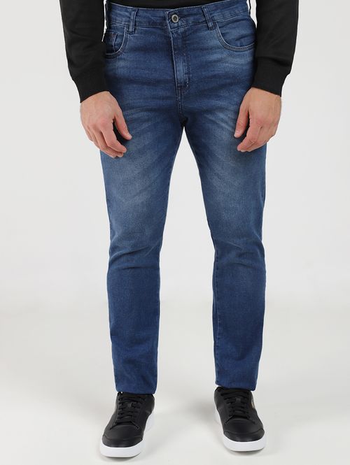 Calça Jeans Skinny Masculina AZUL