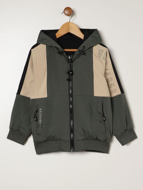 Casaco Dupla Face Infantil Para Menino - VERDE
