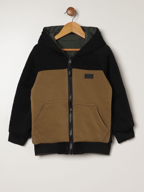 Casaco Dupla Face Infantil Para Menino - VERDE