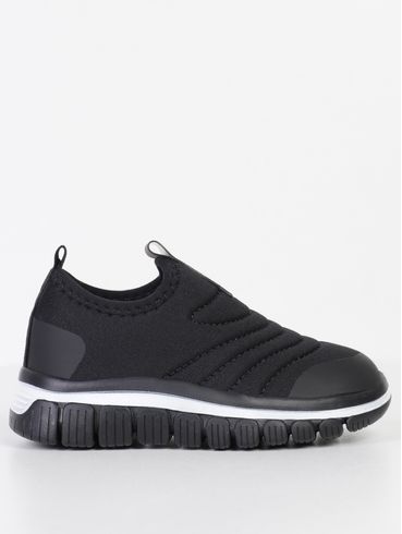 Tênis Casual Infantil Para Menino - Preto